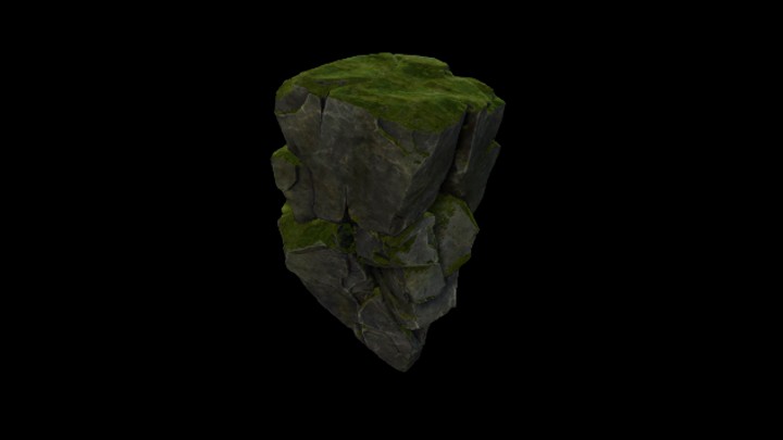 UE项目资源_模型资源_卡通_岩石002