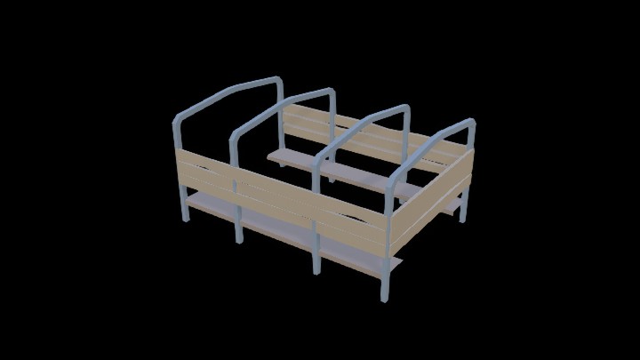 UE项目资源_模型资源_卡通_帐篷架001