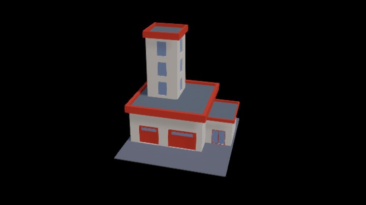 UE项目资源_模型资源_卡通_建筑027