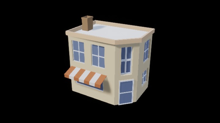 UE项目资源_模型资源_卡通_建筑033