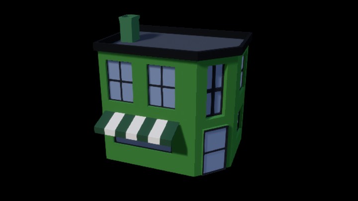 UE项目资源_模型资源_卡通_建筑034