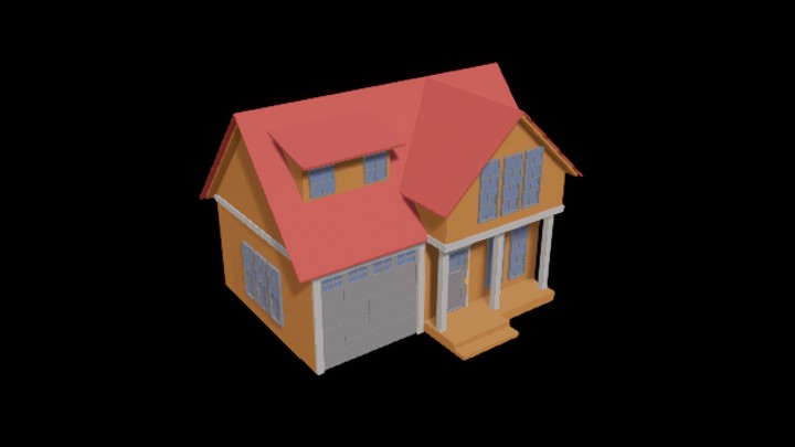 UE项目资源_模型资源_卡通_建筑045