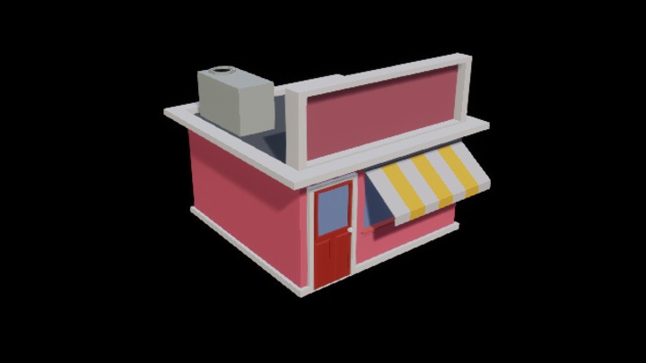 UE项目资源_模型资源_卡通_建筑057