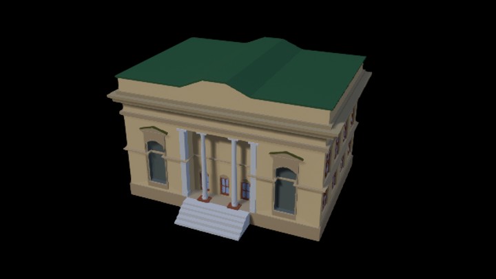 UE项目资源_模型资源_卡通_建筑063