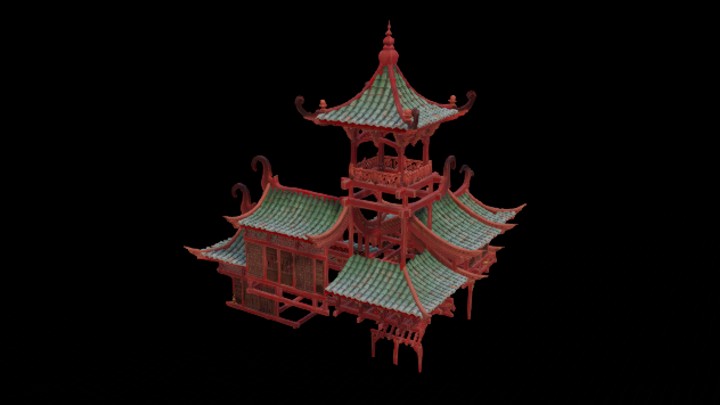 UE项目资源_模型资源_卡通_建筑结构034