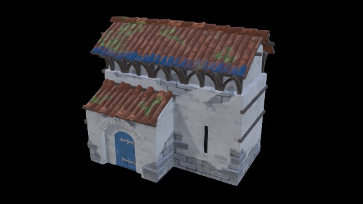 UE项目资源_模型资源_卡通_房屋002