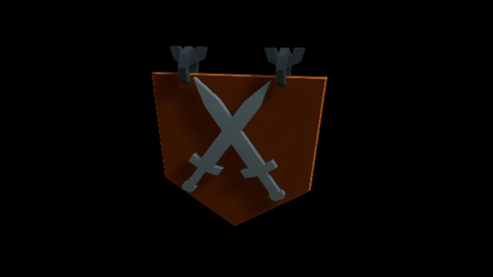 UE项目资源_模型资源_卡通_指示牌002