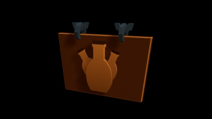 UE项目资源_模型资源_卡通_指示牌003