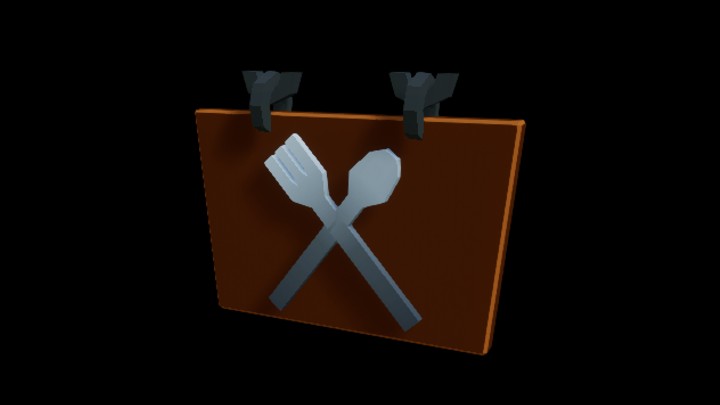 UE项目资源_模型资源_卡通_指示牌005