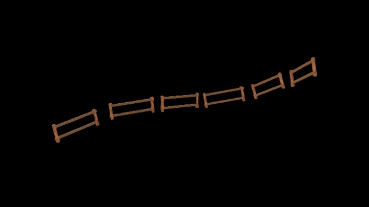 UE项目资源_模型资源_卡通_木围栏019