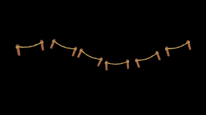 UE项目资源_模型资源_卡通_木围栏031