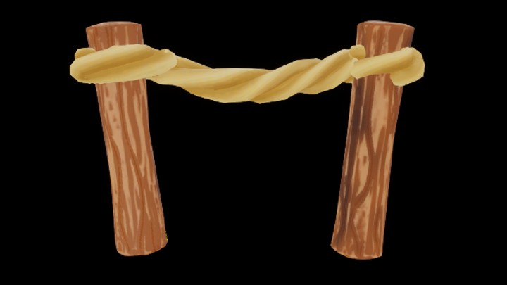 UE项目资源_模型资源_卡通_木围栏032