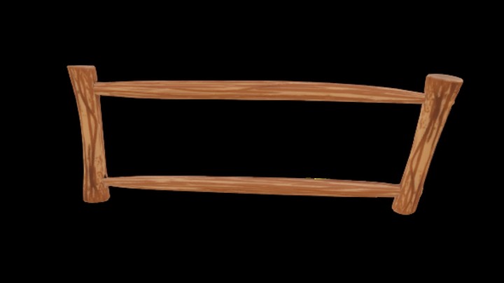 UE项目资源_模型资源_卡通_木围栏035