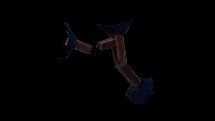 UE项目资源_模型资源_卡通_木头006