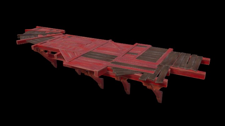 UE项目资源_模型资源_卡通_木板007