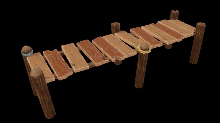 UE项目资源_模型资源_卡通_木桥012