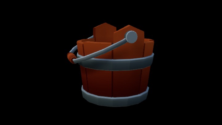 UE项目资源_模型资源_卡通_木桶017