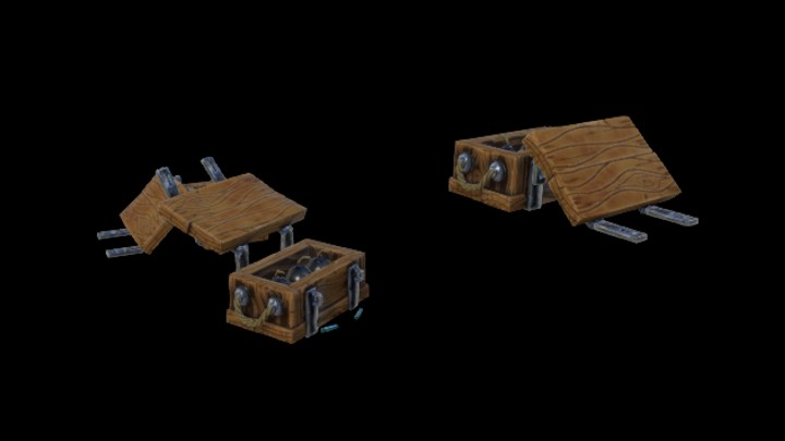 UE项目资源_模型资源_卡通_木道具007