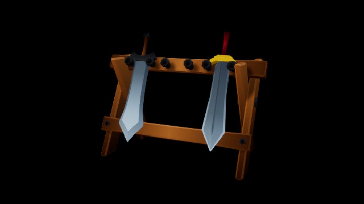 UE项目资源_模型资源_卡通_架子027