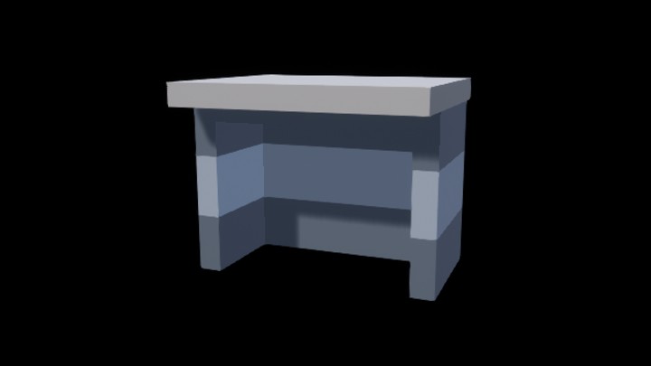 UE项目资源_模型资源_卡通_柜台001