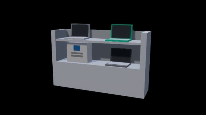 UE项目资源_模型资源_卡通_柜台019