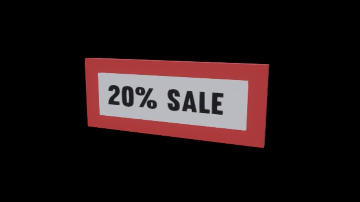 UE项目资源_模型资源_卡通_标牌021