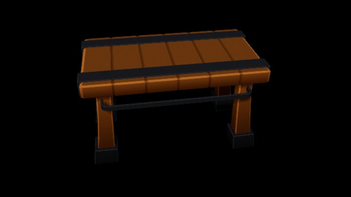 UE项目资源_模型资源_卡通_桌子023