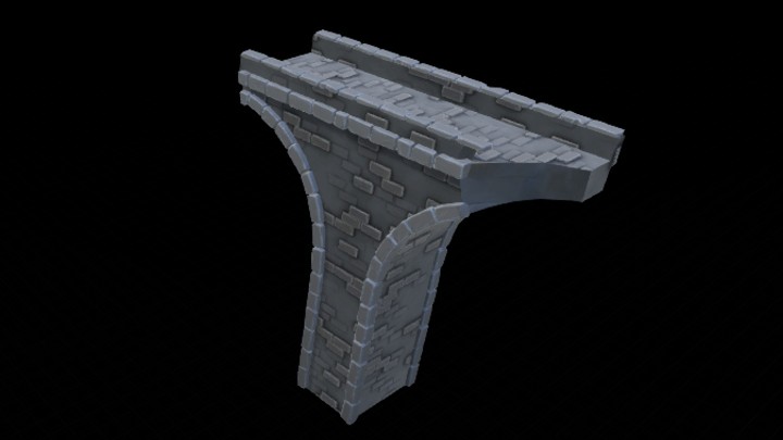 UE项目资源_模型资源_卡通_桥003