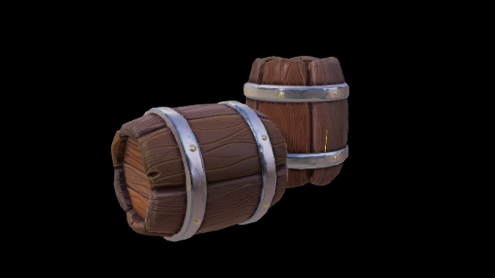 UE项目资源_模型资源_卡通_桶002