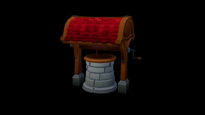 UE项目资源_模型资源_卡通_水井001