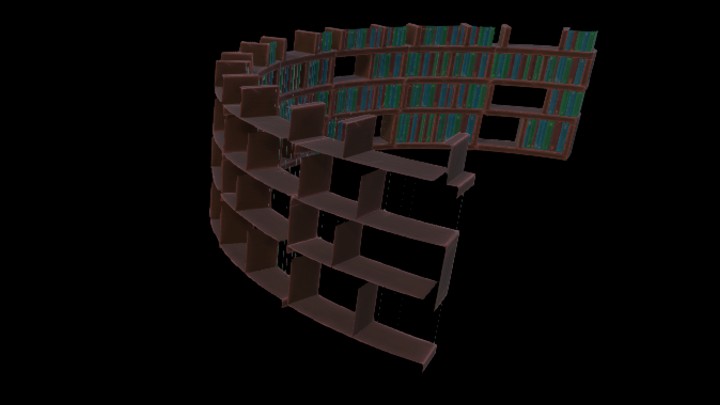 UE项目资源_模型资源_卡通_满书柜001