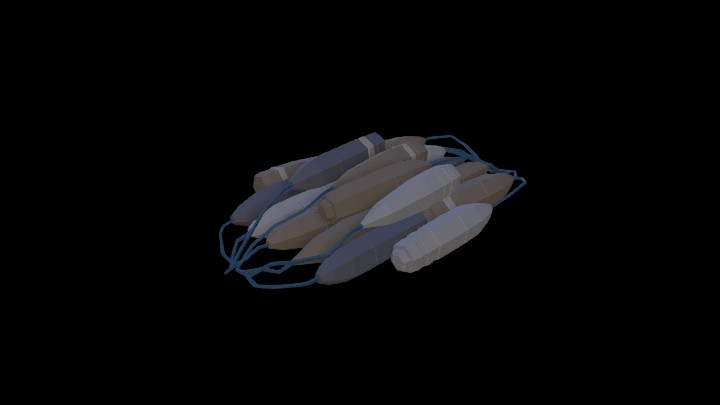 UE项目资源_模型资源_卡通_炮弹004