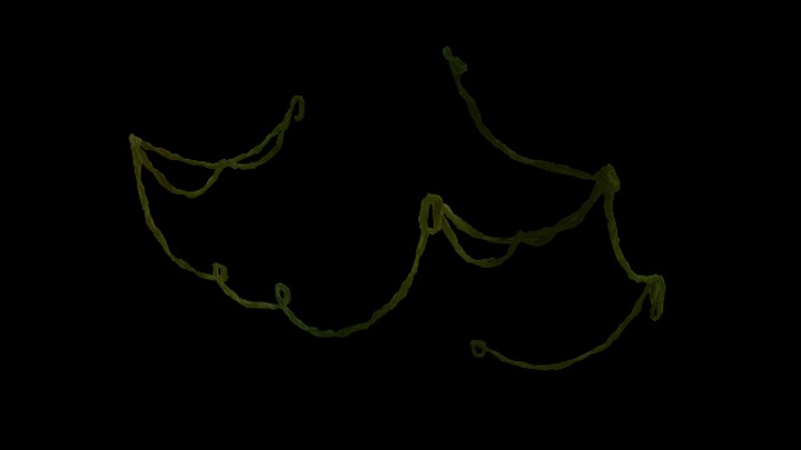 UE项目资源_模型资源_卡通_爬藤007