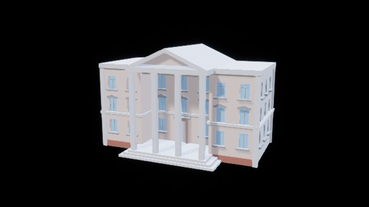 UE项目资源_模型资源_卡通_现代建筑003