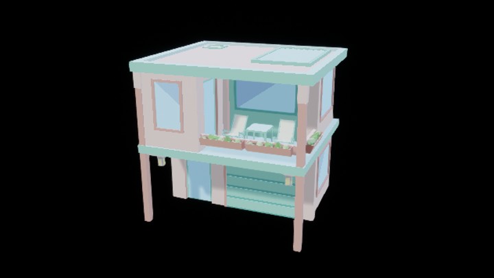 UE项目资源_模型资源_卡通_现代建筑019