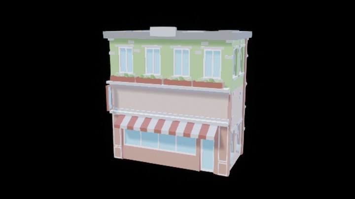 UE项目资源_模型资源_卡通_现代建筑025