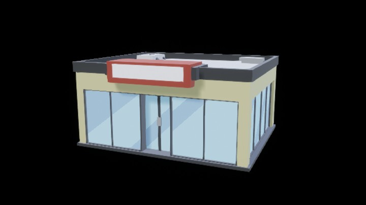 UE项目资源_模型资源_卡通_现代建筑037