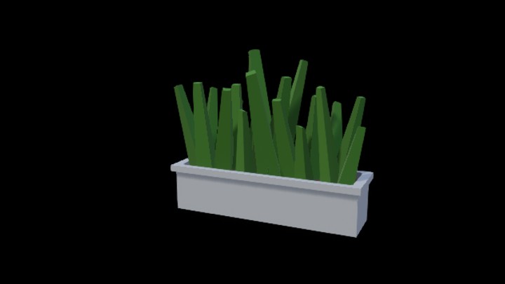 UE项目资源_模型资源_卡通_盆栽004