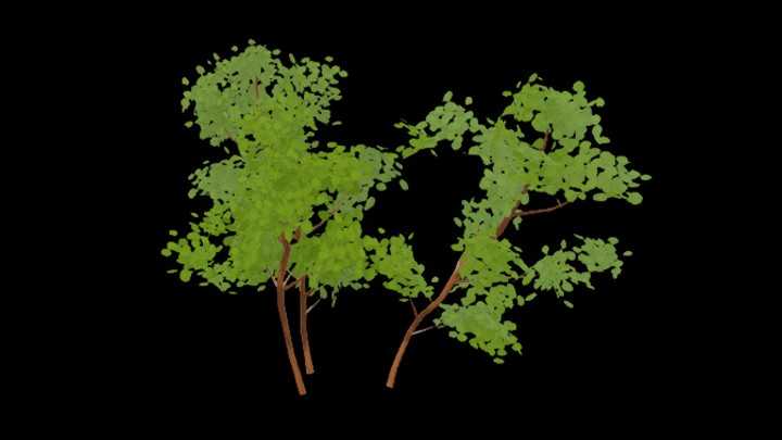 UE项目资源_模型资源_卡通_矮树丛003