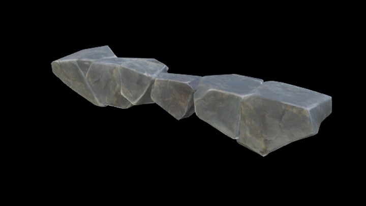 UE项目资源_模型资源_卡通_石块014