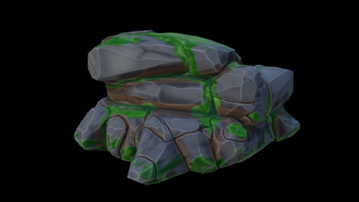 UE项目资源_模型资源_卡通_石头026