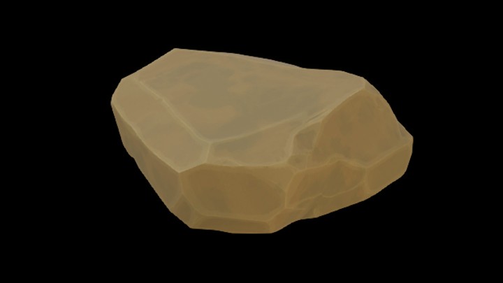 UE项目资源_模型资源_卡通_石头060