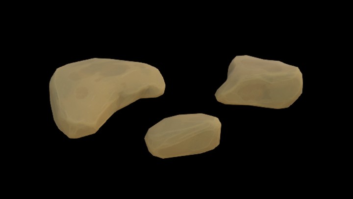 UE项目资源_模型资源_卡通_石头065