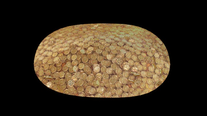 UE项目资源_模型资源_卡通_硬币堆002