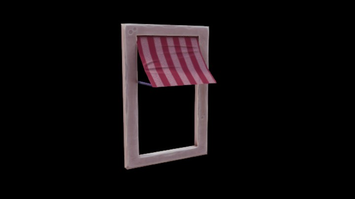 UE项目资源_模型资源_卡通_窗户003