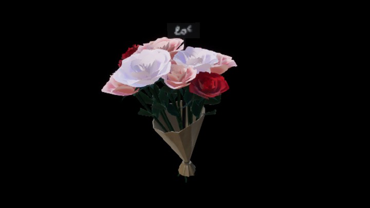 UE项目资源_模型资源_卡通_花束001