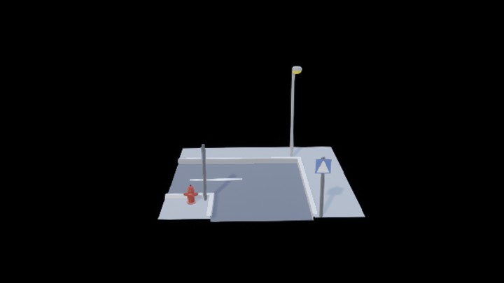 UE项目资源_模型资源_卡通_路面地形002