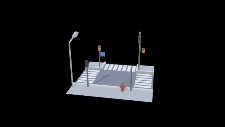 UE项目资源_模型资源_卡通_路面地形006