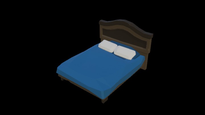 UE项目资源_模型资源_卡通床001
