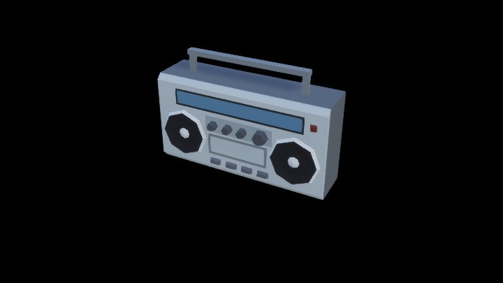 UE项目资源_模型资源_卡通收音机002